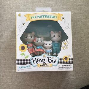 Honey Bee Acres - The Purringtons - Cat Family - Fritz/Ella/Zoe/Baby Rose Sealed